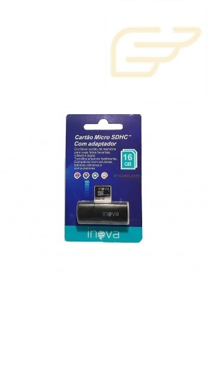 CARTÃO MICRO SD COM ADAPTADOR INOVA TF CARD-8572