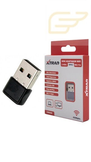 MINI ADAPTADOR WIFI USB WPA2 XTRAD CH0440