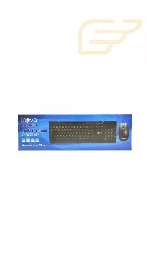 KIT MOUSE E TECLADO COM FIO INOVA KEY-8387