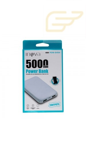 CARREGADOR PORTATIL COM DISPLAY 5000MAH INOVA POW-8494