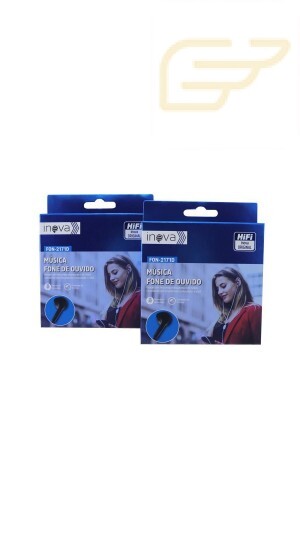 FONE DE OUVIDO COM MICROFONE INOVA FON-2171D