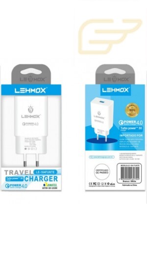 FONTE USB POWER QUICK CHARGE 4.0 LEHMOX LE-164
