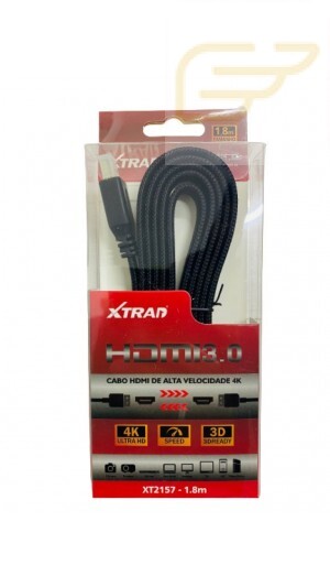 CABO HDMI 3.0 ALTA VELOCIDADE 4K 1.8M XTRAD XT2157