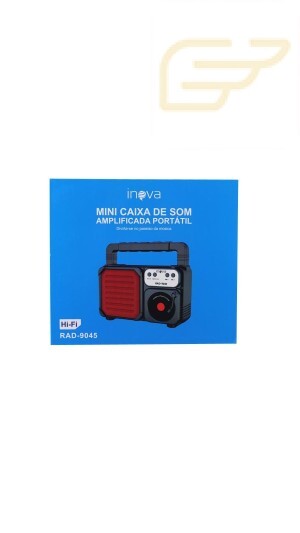 CAIXA DE SOM BLUETOOTH RETRO INOVA RAD-9045