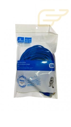 CABO DE REDE DE ALTA VELOCIDADE 10M LEHMOX LEY-251