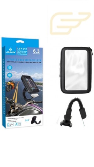 SUPORTE PARA MOTOCICLETA 6.3 POLEGADAS LEHMOX LE-212