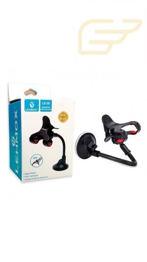 SUPORTE PARA CELULAR 360º COM VENTOSA LEHMOX LE-20