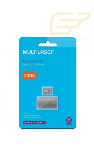 CARTAO DE MEMORIA COM LEITOR DE CARTAO 32GB MULTILASER