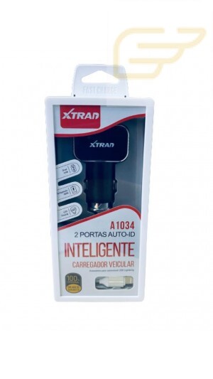 CARREGADOR VEICULAR 2USB 3.6A XTRAD A1034