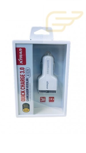 CARREGADOR VEICULAR QUICK CHARGER 3.0 3USB XTRAD A1028