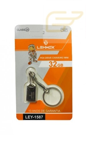 PEN DRIVE MINI CHAVEIRO 32GB LEHMOX LEY-1587