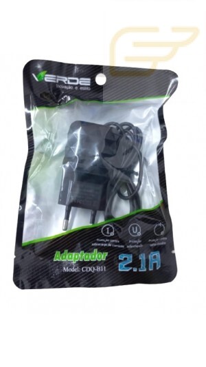 CARREGADOR MICRO V8 ADAPTADOR VERDE CDQ-B11 ZS01