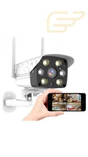 CAMERA ULTRA HD WIFI SMART EXTERNA A PROVA DA AGUA LEHMOX LEY-93