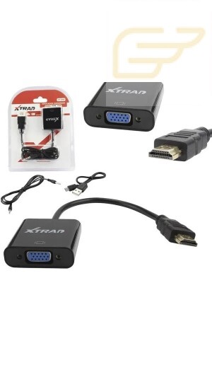 ADAPTADOR CONVERSOR HDMI PARA VGA XTRAD XT-2008
