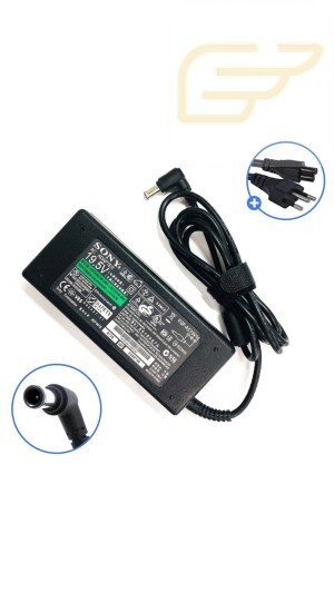 FONTE P/ NOTEBOOK COMPATIVEL C/ SONY 90W PINO GROSSO 6.6X4.4MM PCGA-AC19V1 (DC-SN-1)