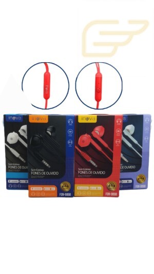 FONE DE OUVIDO ESTEREO INOVA FON-9898