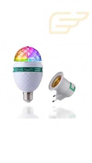 LAMPADA DE LED GIRATORIA COLORIDA KAPBOM KA-1099