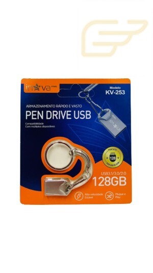 PEN DRIVE USB 128GB INOVA KV-253