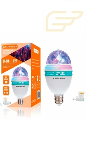 LAMPADA COLORIDA COM BUCAL STARMEGA ST-015
