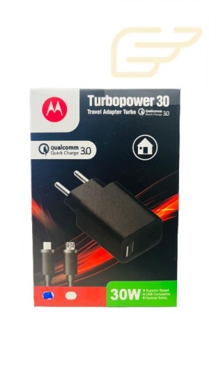 CARREGADOR USB TIPO C MODELO TURBO POWER 30W