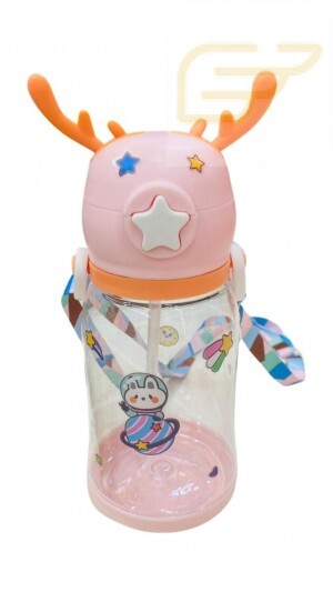 GARRAFA SQUEEZE COM ORELHAS DE ALCE WU-122