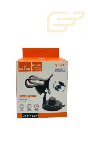 SUPORTE PARA CELULAR COM VENTOSA LEHMOX LEY-1691