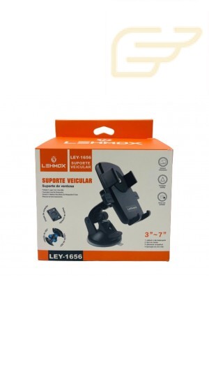SUPORTE PARA CELULAR COM VENTOSA LEHMOX LEY-1656