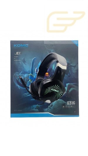 HEADPHONE GAMER COM MICROFONE E LED KOMC G316