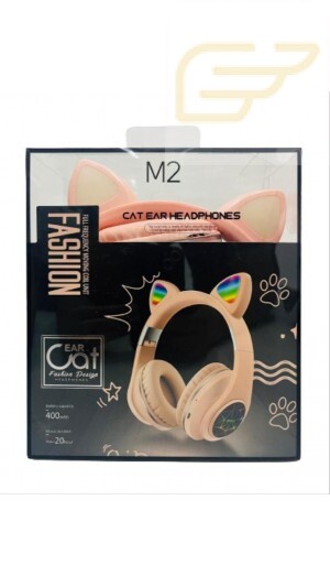 FONE DE OUVIDO BLUETOOTH ORELHA DE GATO COM LED M2