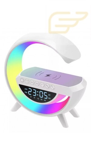 CAIXA DE SOM BLUETOOTH COM LED RGB VISOR E CARREGAMENTO POR INDUCAO XTRAD XDG-8601