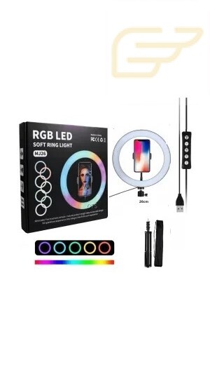 RING LIGHT RGB 3D COM TRIPE 1,90 XTRAD SJ-260RGB-1