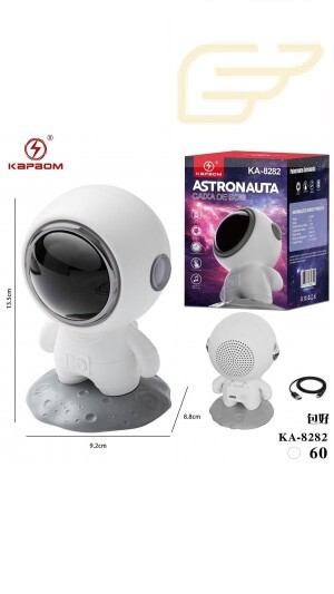 CAIXA DE SOM BLUETOOTH DE ASTRONAURA KAPBOM KA-8282