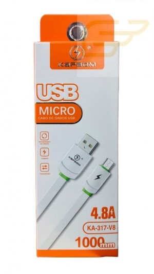 CABO MICRO USB 4.8A KAPBOM KA-317-V8