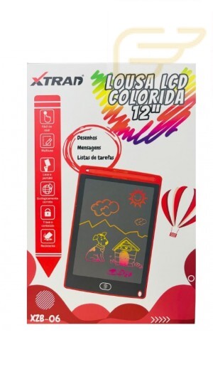 LOUSA LCD COLORIDA 12 POLEGADAS XTRAD XZB-06