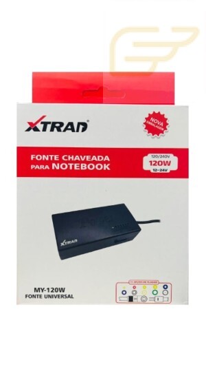 FONTE CHAVEADA PARA NOTEBOOK MY-120W