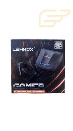 FONE DE OUVIDO BLUETOOTH GAMER COM LED LEHMOX LEF-GT8