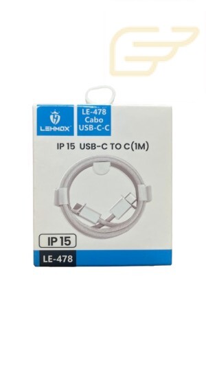 CABO USB C/USB C LIGHTNING LEHMOX LE-478