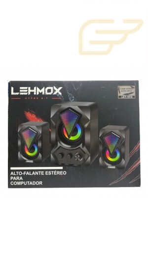 CAIXA DE SOM PARA COMPUTADOR GAMER HYPER GT LEHMOX LEY-1915
