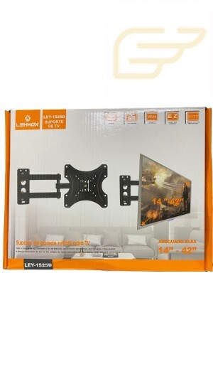 SUPORTE DE PAREDE RETRÁTIL PARA TV 14 A 42 POLEGADAS LEHMOX LEY-1525