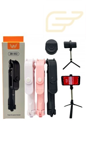 TRIPE E BASTAO DE SELFIE C/ CONTROLE BLUETOOTH ALTOMEX ZB-002