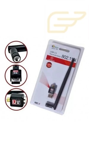 ANTENA WIFI ADAPTADOR WIRELESS USB 2.0 802.11N KAPBOM  KA-T8188