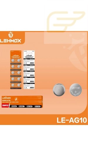 BATERIA ALCALINA 1,55V LEHMOX LE-AG10