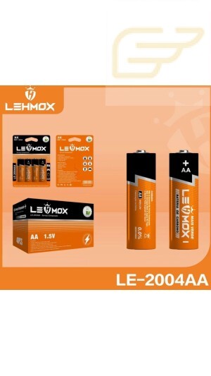 PILHA AA 1,5V LEHMOX LE-2004AA