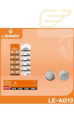 BATERIA ALCALINA 1,55V LEHMOX LE-AG13