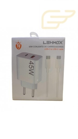 CARREGADOR USB C PARA USB C TURBO 45W LEHMOX LE-407