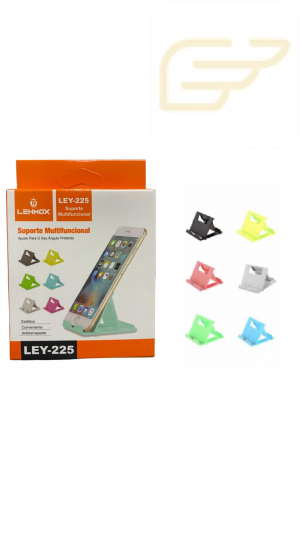 SUPORTE PARA SMARTPHONES DE MESA MULTIFUNCIONAL LEHMOX LEY-225