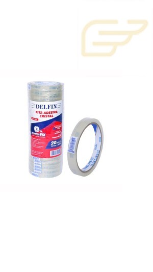 FITA ADESIVA 12MMX40M DELFIX