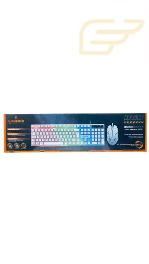 KIT MOUSE E TECLADO USB GAMER COM LED RGB LEHMOX LEY-2073