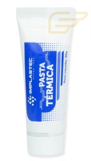 PASTA TERMICA 50G BISNAGA IMPLASTEC PAPT0050BG