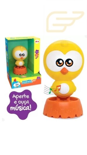 BONECO PINTINHO AMARELINHO ELKA 1208